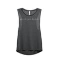 thumbnail image 1 of Thread Tank You Do You BooBoo Women's Fashion Sleeveless Muscle Tank Top Charcoal Small, 1 of 4
