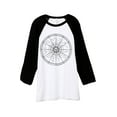 thumbnail image 1 of Thread Tank Zodiac Constellation Unisex 3/4 Sleeves Baseball Raglan White Black Medium, 1 of 4