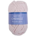 thumbnail image 1 of ThreadArt Chenille Yarn for Crocheting, Knitting, Amigurumi, Super Soft Plush Velvet Yarn - 50 Gram 60 yds #5 Fluffy Yarn Skeins - Blush Pink, 1 of 10