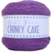 ThreadArt Chunky Yarn Big Cake, 300g 316 Yards   Super Bulky #6 for Hand Knitting & Crocheting - 100% Soft Acrylic for Blanket Yarn - Purple 11