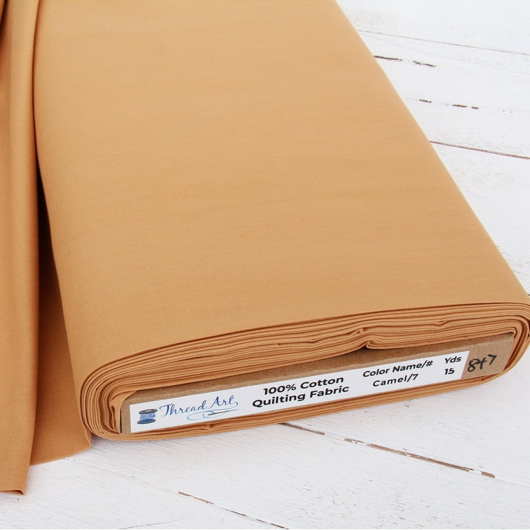 100% Cotton Fabric Material By The Metre, Plain Colours, Fat Quarters - 60  Wide