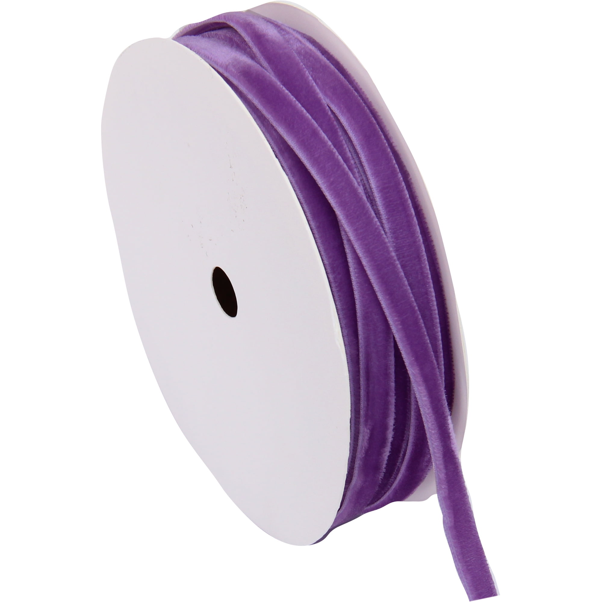 ThreadArt Thin Velvet Ribbon 1/4 Inch - Velvet Ribbon for