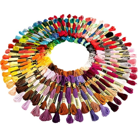 ThreadNanny 100 Color Embroidery Cross Stitch Threads Floss/Skeins