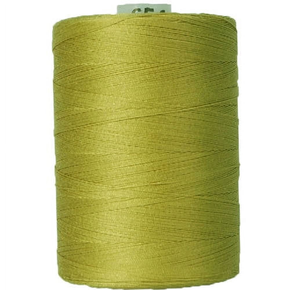Threadart 100% Cotton Sewing and Quilting Thread | For Quilting, Sewing, and Serging | 1000M Spools 50/3 Weight | 50 Colors Available | Color AUTUMN GREEN 654