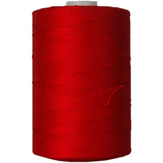 Threadart 100% Cotton Sewing and Quilting Thread | For Quilting, Sewing, and Serging | 1000M Spools 50/3 Weight | 50 Colors Available | Color DEEP RED 120
