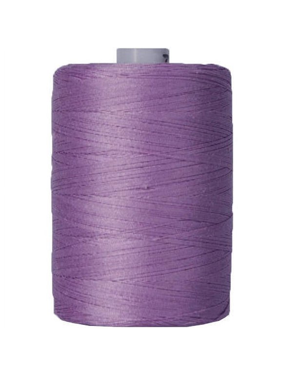 100% Cotton Sewing and Quilting Thread | For Quilting, Sewing, and Serging | 1000M Spools 50/3 Weight | 50 Colors Available | Color LAVENDER 726