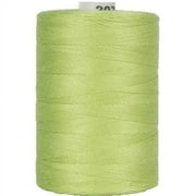 Threadart 100% Cotton Sewing and Quilting Thread | For Quilting, Sewing, and Serging | 1000M Spools 50/3 Weight | 50 Colors Available | Color LIME GREEN 207