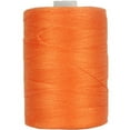 thumbnail image 1 of Threadart 100% Cotton Sewing and Quilting Thread | For Quilting, Sewing, and Serging | 1000M Spools 50/3 Weight | 50 Colors Available | Color ORANGE 109, 1 of 10