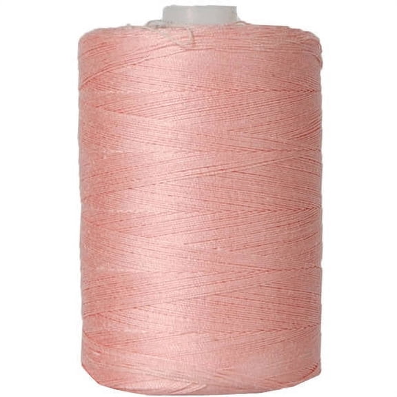 Threadart 100% Cotton Sewing and Quilting Thread | For Quilting, Sewing, and Serging | 1000M Spools 50/3 Weight | 50 Colors Available | Color PEACH 703