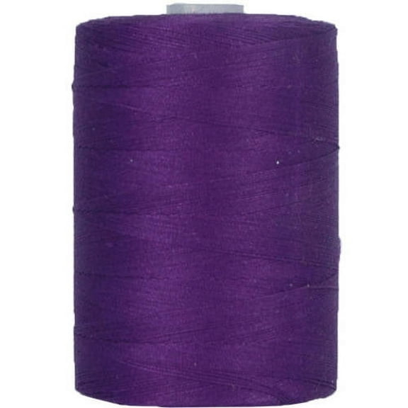 Threadart 100% Cotton Sewing and Quilting Thread | For Quilting, Sewing, and Serging | 1000M Spools 50/3 Weight | 50 Colors Available | Color PURPLE 1135