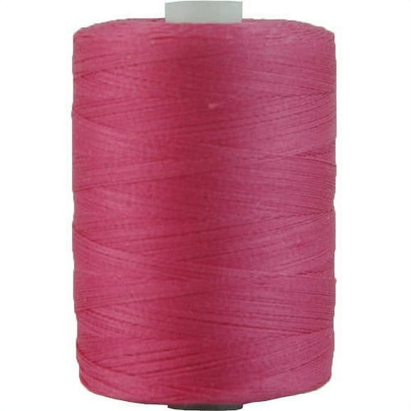 Threadart 100% Cotton Sewing and Quilting Thread | For Quilting, Sewing, and Serging | 1000M Spools 50/3 Weight | 50 Colors Available | Color ROSE 205