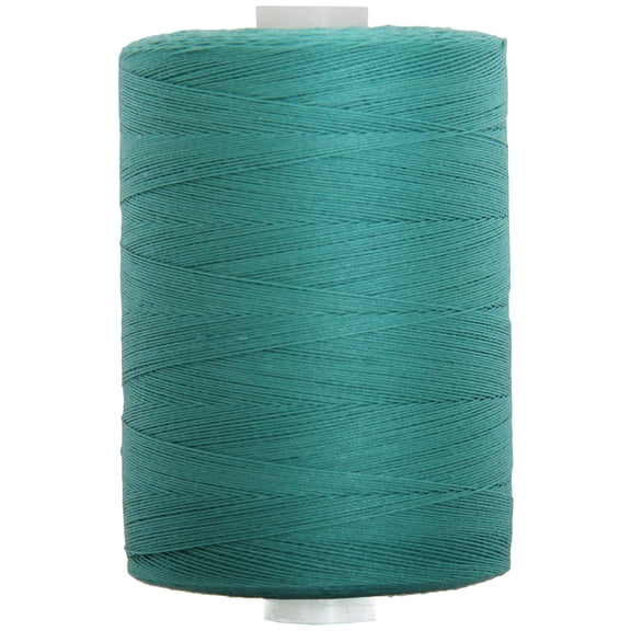 Threadart 100% Cotton Sewing and Quilting Thread | For Quilting, Sewing, and Serging | 1000M Spools 50/3 Weight | 50 Colors Available | Color TEAL 3848