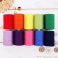 thumbnail image 1 of Threadart 100% Cotton Thread Set | 10 Rainbow Color Spools | 1000M (1100 Yards) Spools | For Quilting & Sewing 50/3 Weight | Long Staple & Low Lint | Over 20 Other Sets Available, 1 of 7