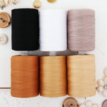 Threadart 100% Cotton Thread Set | 6 Quilting Tones | 1000M (1100 Yards) Spools | For Quilting & Sewing 50/3 Weight | Long Staple & Low Lint | Over 20 Other Sets Available
