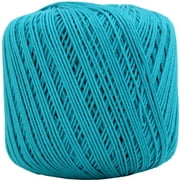 Threadart 100% Pure Cotton Crochet Thread - BLACK - For tablecloths, bedspreads, and fashion accessories. 100% mercerized cotton - Size 10 - Color 13
