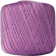 Threadart 100% Pure Cotton Crochet Thread - LILAC - For tablecloths, bedspreads, and fashion accessories. 100% mercerized cotton - Size 10 - Color 20