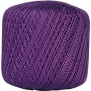 Threadart 100% Pure Cotton Crochet Thread - WHITE - For tablecloths, bedspreads, and fashion accessories. 100% mercerized cotton - Size 10 - Color 1