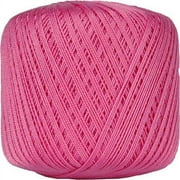 Threadart 100% Pure Cotton Crochet Thread - YELLOW - For tablecloths, bedspreads, and fashion accessories. 100% mercerized cotton - Size 3 - Color 43