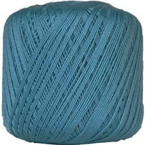 Threadart 100% Pure Cotton Crochet Thread - Size 10 - Color 42 - TURQUOISE - For tablecloths, bedspreads, and fashion accessories. 100% mercerized cotton - 50 gram balls 175 yds