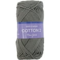 thumbnail image 1 of Threadart 100% Pure Cotton Crochet Yarn Size 2 | 50 gram Skeins |165 yds per Skein | Fine #2 | Grey | Color 3529, 1 of 8