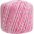 thumbnail image 1 of Threadart 100% Pure Cotton Multicolor Crochet Thread - Size 10 - Color 46 - Variegated Roses, 1 of 8