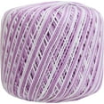thumbnail image 1 of Threadart 100% Pure Cotton Multicolor Crochet Thread - Size 3 - Color 47 - Variegated Lavenders, 1 of 1