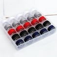 thumbnail image 1 of Threadart 25 pcs Prewound Sewing Thread Bobbins | 50/3 Spun Polyester Size A Plastic Sided | Ideal for General Sewing and Quilting DIY Sewing Thread | 5 Popular Colors, 1 of 7