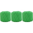 thumbnail image 1 of 3 Ball Pack Threadart 100% Pure Cotton Crochet Thread - BRIGHT GREEN - For tablecloths, bedspreads, and fashion accessories. 100% mercerized cotton - Size 3 - Color 35, 1 of 9