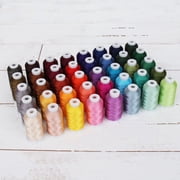 Threadart 40 Spool Polyester Embroidery Machine Thread Set Jewel Colors | 1000M Spools 40wt | For Brother Babylock Janome Singer Pfaff Husqvarna Bernina Machines - 4 Sets Available