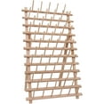 thumbnail image 1 of Threadart 66 Large Spool Cone Wood Thread Rack | Made of Hardwood, Sturdy, Freestanding or Wall Mount | 3 Sizes Available, 1 of 3