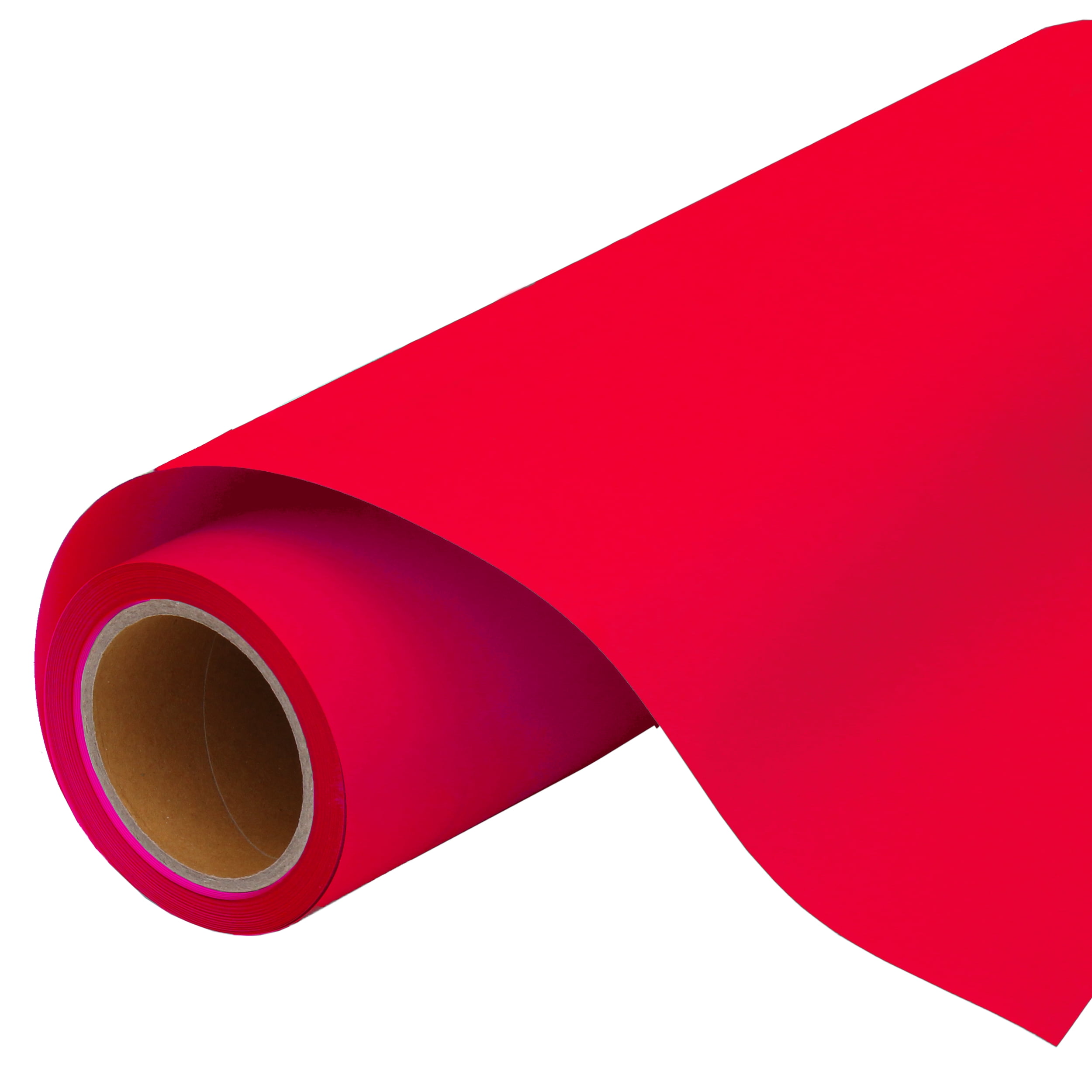 HTVRONT HTV Heat Transfer Vinyl-12 x 3FT Red HTV Vinyl Roll for T-Shirts,  Iron on Vinyl for Cricut, Cameo & Heat Press Machine- Easy to Cut & Weed  Vinyl Heat Transfer (Red)