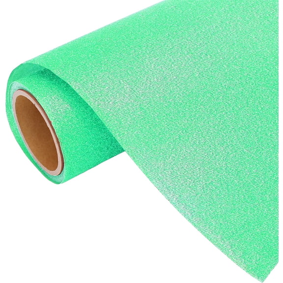 Threadart Glitter Neon Rainbow Mint 20" Heat Transfer Vinyl Film | By the Yard | Use with Silhouette, etc | Available in Over 40 Colors