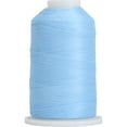 thumbnail image 1 of Threadart Glow In The Dark Machine Embroidery Thread | 1000M Cones Compatible with Brother Janome Pfaff Babylock Singer Bernina Husqvarna and Most Home Embroidery Machines | Blue, 1 of 8