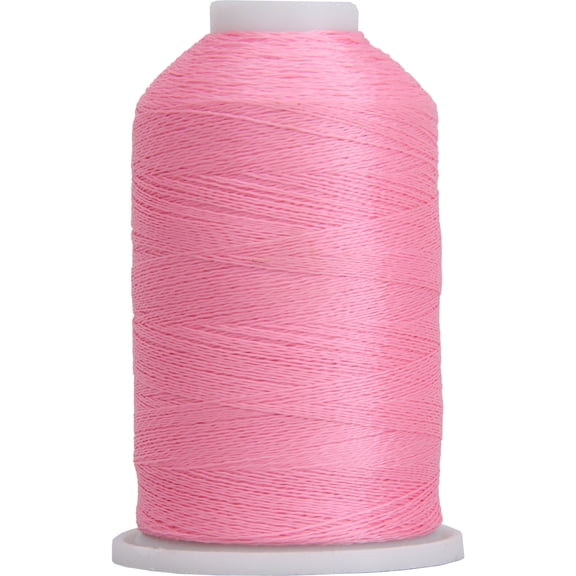 Threadart Glow In The Dark Machine Embroidery Thread | 1000M Cones Compatible with Brother Janome Pfaff Babylock Singer Bernina Husqvarna and Most Home Embroidery Machines | Pink