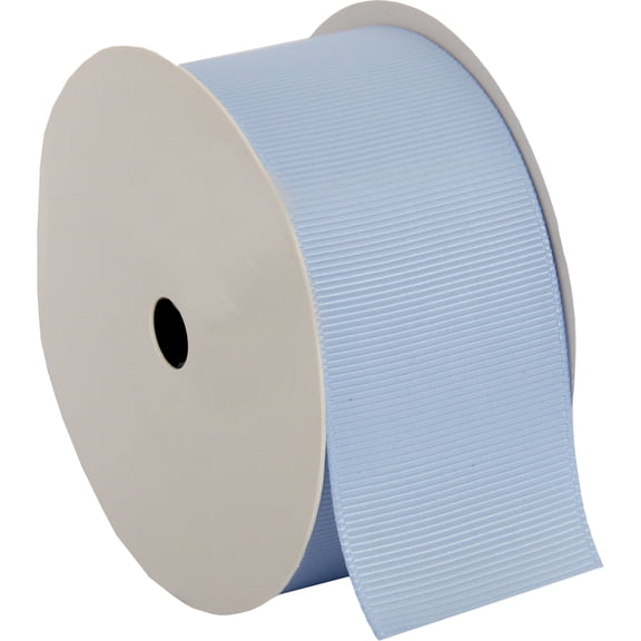 Threadart Grosgrain Ribbon Rolls - 10 yd rolls - 4 Widths 25 Colors - Solid Colors Ribbed Pattern - For Bows, Decorations, Hair Clips, and More - 1 1/2" (1.5") width - Baby Blue 333