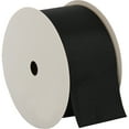 thumbnail image 1 of Threadart Grosgrain Ribbon Rolls - 10 yd rolls - 4 Widths 25 Colors - Solid Colors Ribbed Pattern - For Bows, Decorations, Hair Clips, and More - 1 1/2" (1.5") width - Black 030, 1 of 9