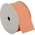 thumbnail image 1 of Threadart Grosgrain Ribbon Rolls - 10 yd rolls - 4 Widths 25 Colors - Solid Colors Ribbed Pattern - For Bows, Decorations, Hair Clips, and More - 1 1/2" (1.5") width - Peach 720, 1 of 9
