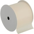 thumbnail image 1 of Threadart Grosgrain Ribbon Rolls - 10 yd rolls - 4 Widths 25 Colors - Solid Colors Ribbed Pattern - For Bows, Decorations, Hair Clips, and More - 2 1/4" (2.25") width - Natural 815, 1 of 9