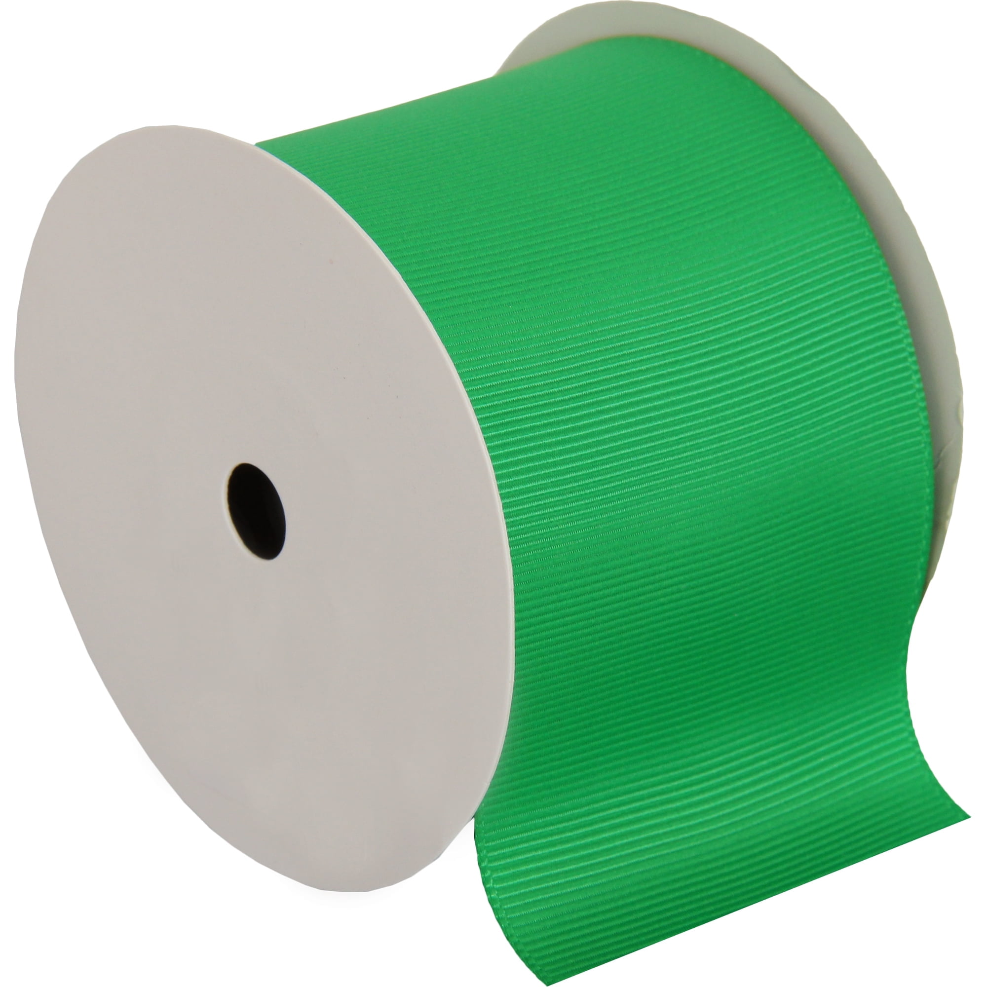 Green Ribbed Ribbon Threadart Grosgrain Ribbon Rolls - 10 yd rolls - 4 Widths 25 Colors ...