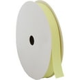 thumbnail image 1 of Threadart Grosgrain Ribbon Rolls - 10 yd rolls - 4 Widths 25 Colors - Solid Colors Ribbed Pattern - For Bows, Decorations, Hair Clips, and More - 3/8" (0.38") width - Pale Yellow 617, 1 of 9