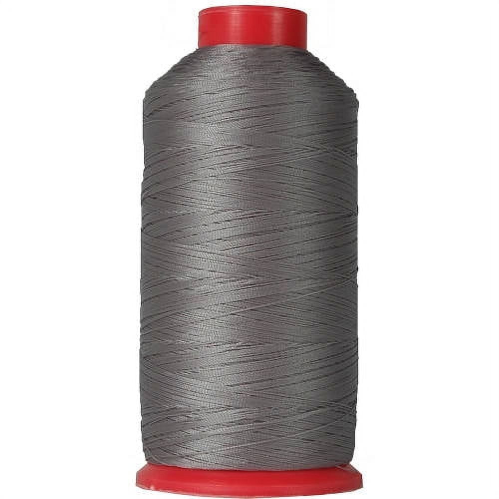 Mandala Crafts Neutral Heavy Duty Thread - 69 T70 210D3 1500 yds Polyester Thread for Sewing Machine Outdoor Marine Jeans Leathe