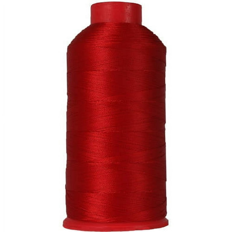 546 Yards Heavy Duty Bonded Nylon Threads for Upholstery, Leather, , and Other Heavy Fabric Orange, Size: 500M