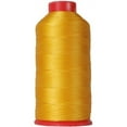 thumbnail image 1 of Threadart Heavy Duty Bonded Nylon Thread - 1650 yards (1500m) - Coated No Unravel - #69 T70 Size 210D/3 - For Upholstery, Leather, Vinyl, Weaving Hair, Denim, & More - 26 Colors Available - Orange, 1 of 7