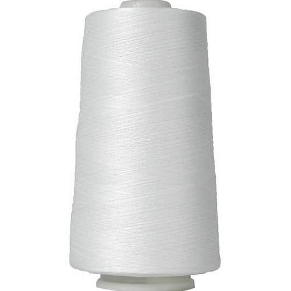 Threadart Heavy Duty Cotton Thread 2500 M Cones - 40/3 - Color White