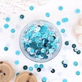 thumbnail image 1 of Threadart Hot Fix Loose Sequin - 6MM Turquoise Metallic - 720 per pkg - Hotfix, 1 of 9