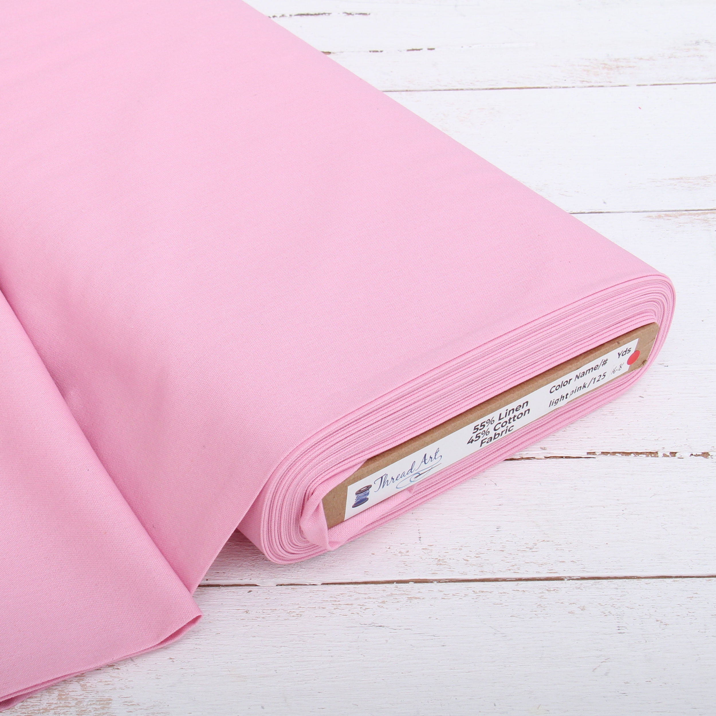 Threadart Linen Fabric By The Yard - Embroidery Fabric - Premium Cotton ...