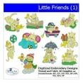 thumbnail image 1 of Threadart Machine Embroidery Design Bundles - Children Sets - Little Friends(1) - Loaded On USB Stick - Over 40 Sets Available, 1 of 9