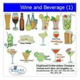 thumbnail image 1 of Threadart Machine Embroidery Design Bundles - Food & Beverage Sets -Wine and Beverage(1) - Loaded on USB Stick - Over 10 Sets Available, 1 of 9
