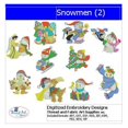 thumbnail image 1 of Threadart Machine Embroidery Design Bundles - Holiday Sets - Snowmen(2) - Loaded on USB Stick - Over 50 Sets Available, 1 of 9