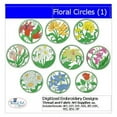 thumbnail image 1 of Threadart Machine Embroidery Design Bundles - Quilting & Sewing Sets - Floral Circles(1) - Loaded on USB Stick - Over 10 Sets Available, 1 of 9